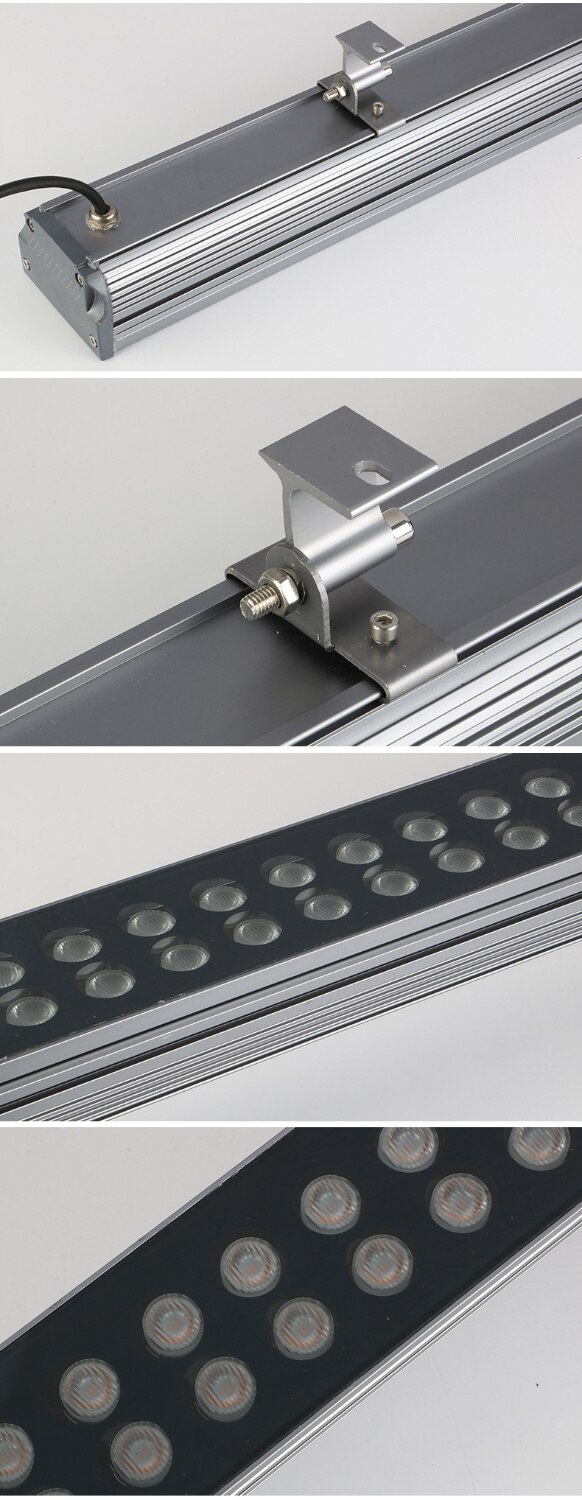 6pcs 48W 72W LED Wall Washer DMX512 Led Wash Lightcold Warmwhitegarden yard washer Light Landscape Halogen Down Lightinglamp