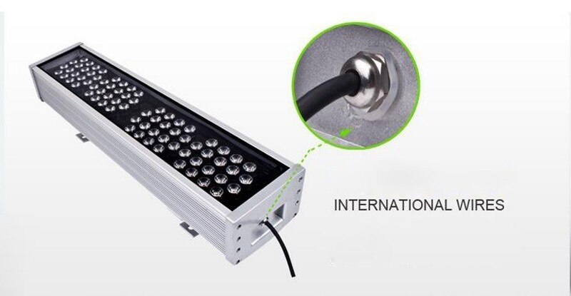 72W 1m LED Wall Washer Landscape Light AC 24V AC 85V-265V Outdoor Lights Wall Linear Lamp Floodlight 100cm Wallwasher