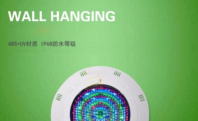 Wall Mounted 54W Pool Lamp 12v Pool Wall Mounted Swimming Pool Lamp Surface Underwater Lighting For Pond Fountain Decoration