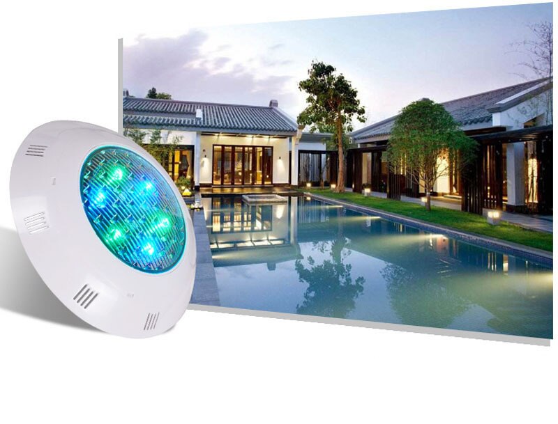 10PCS 6w 12w 15W 18w 24w 36W IP68 AC 12V 24V RGB Led Underwater Lights For Boats Lighting Pond Lamps Outdoor Wall Lamp