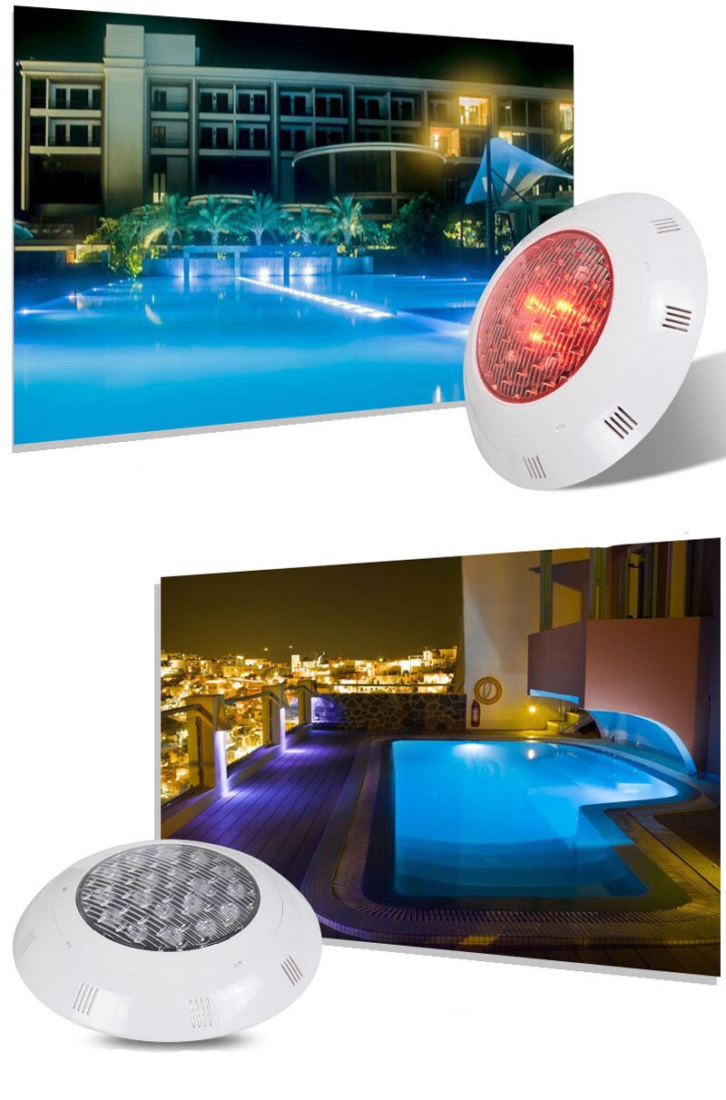 10PCS 6w 12w 15W 18w 24w 36W IP68 AC 12V 24V RGB Led Underwater Lights For Boats Lighting Pond Lamps Outdoor Wall Lamp