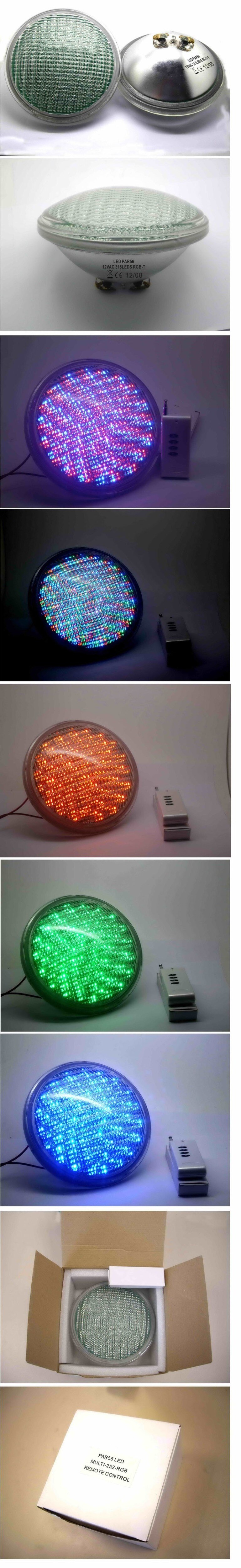 LED Waterproof Underwater Light Rgb Par56 PVC+ABS Material 54W Swiming Pool Fountain Garden Lamp Waterproof Ip68