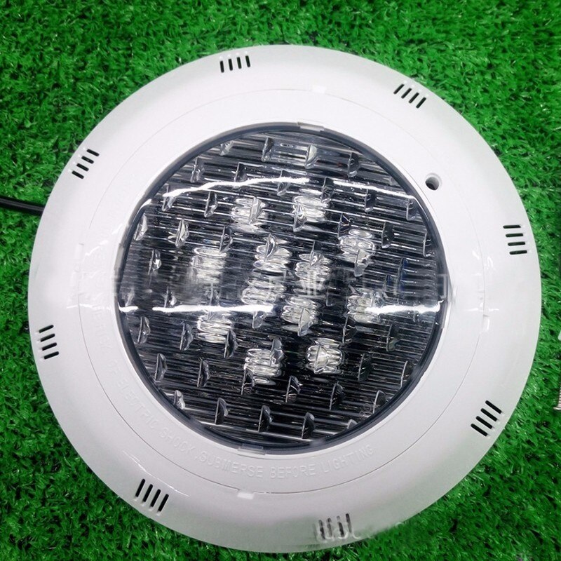 4Pcs/Lot 12*1w Swimming Pool Light IP68 Ac12V Outdoor RGB Underwater Lamp For Ponds Lighting Pond Led Submersible Marine Light