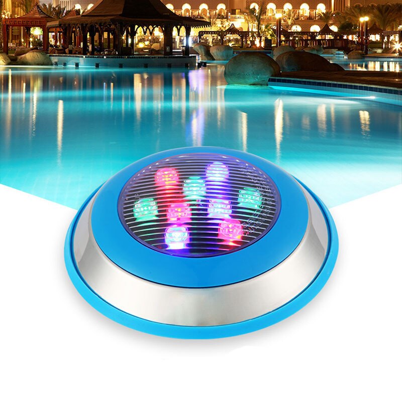 6PCS 6w 12w 15W 18w 24w 36W Swimming Pool Light IP68 AC 12V 24V RGB Led Underwater Outdoor Lighting Pond Lamps Piscine