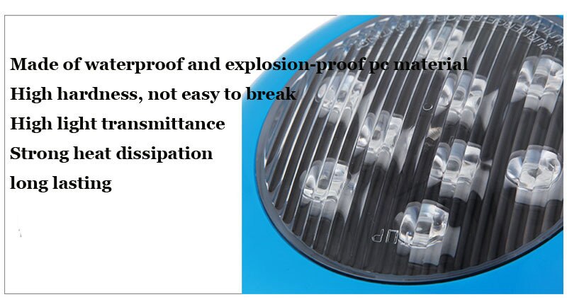 6PCS 6w 12w 15W 18w 24w 36W Swimming Pool Light IP68 AC 12V 24V RGB Led Underwater Outdoor Lighting Pond Lamps Piscine