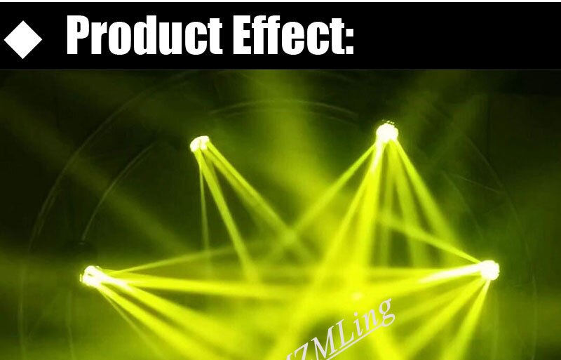 LED 4x25w RGBW Beam Light DMX512 Moving Head Light Professional DJ Bar Party Show Stage Light LED Stage Machine
