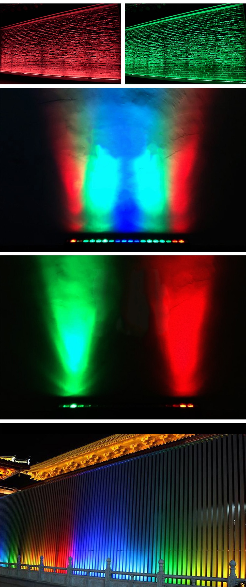 18x18W/15W/10W Led RGBW 4IN1 UV Wall Wash Light DMX512 Controller For Dj Disco Stage Party Bar Stage Effect Lighting Beam Lamp