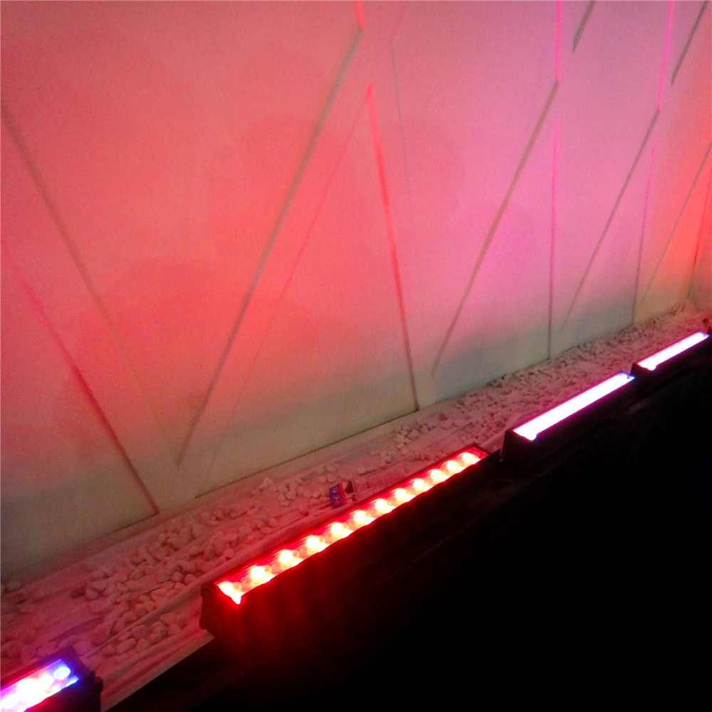 10Pcs/Lot rgb wall washer light ip65 72w led light DMX512 RGB WHITE WARM WHITE 51*58*1000MM