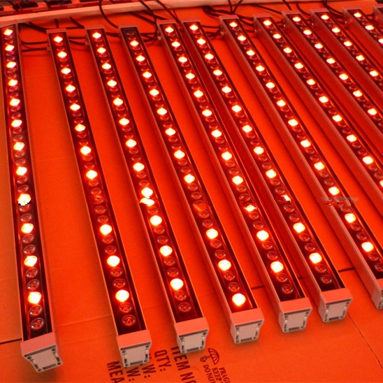 Led Wall Washer Rgb DMX512 12W Outdoor Led Projector Hotel Building Lighting Aluminum 24V Led Warm Light Wall Washer Light
