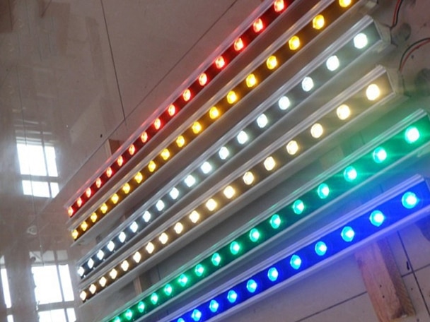 Led Wall Washer Rgb DMX512 12W Outdoor Led Projector Hotel Building Lighting Aluminum 24V Led Warm Light Wall Washer Light
