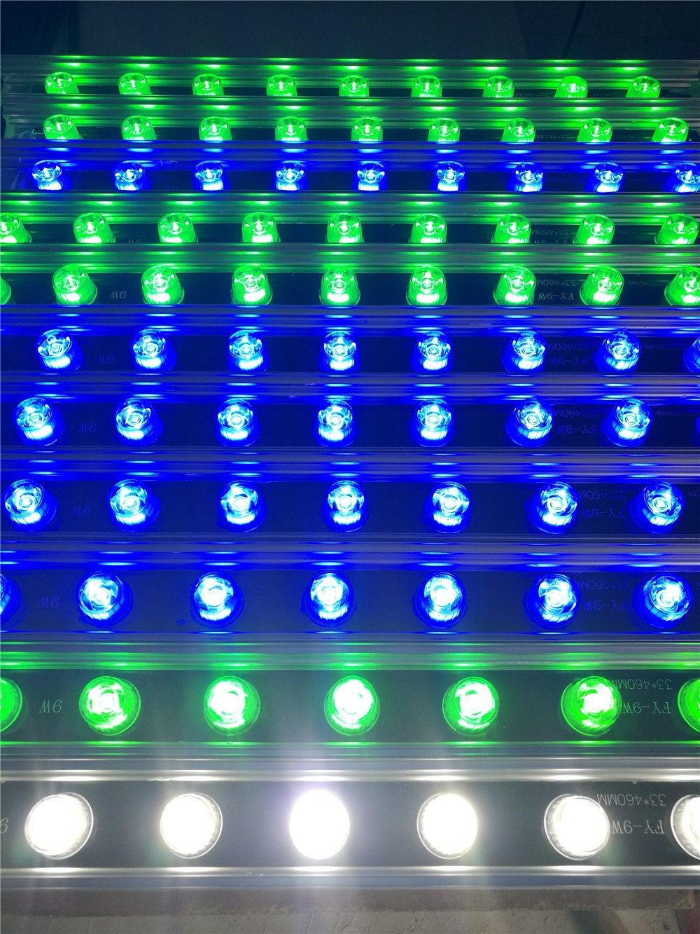 Led Wall Washer Rgb DMX512 12W Outdoor Led Projector Hotel Building Lighting Aluminum 24V Led Warm Light Wall Washer Light