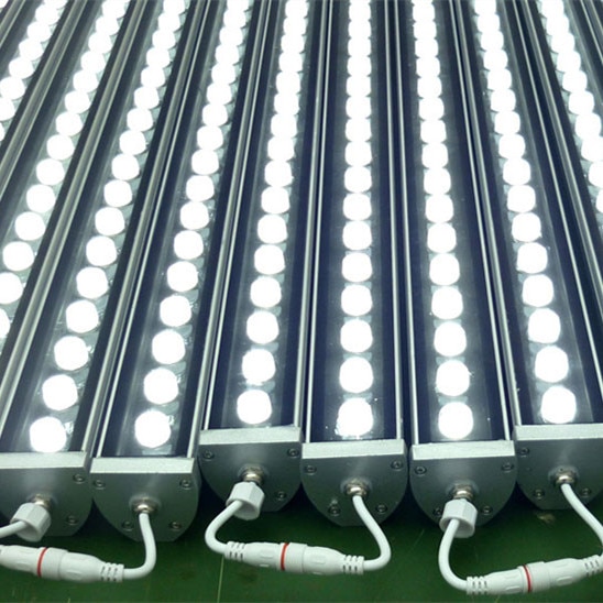 10Pcs/Lot rgb wall washer light ip65 24w rgb dmx512 taiwan Epistar 120lm/w L1000mm*W46mm*H46mm