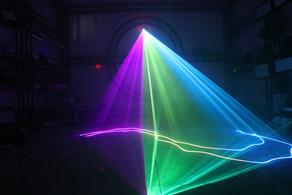 500MW RGB Laser Light 3D Laser Disco Lights Party Lights Professional Lighting Stage Lighting Effect Commercial