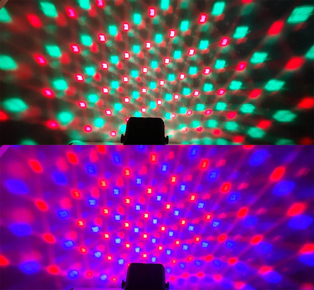 Magic Ball Laser 2in1 Effect Light Stage Party Light Christmas DJ Projection Music Rhythm Pattern Light Laser Light