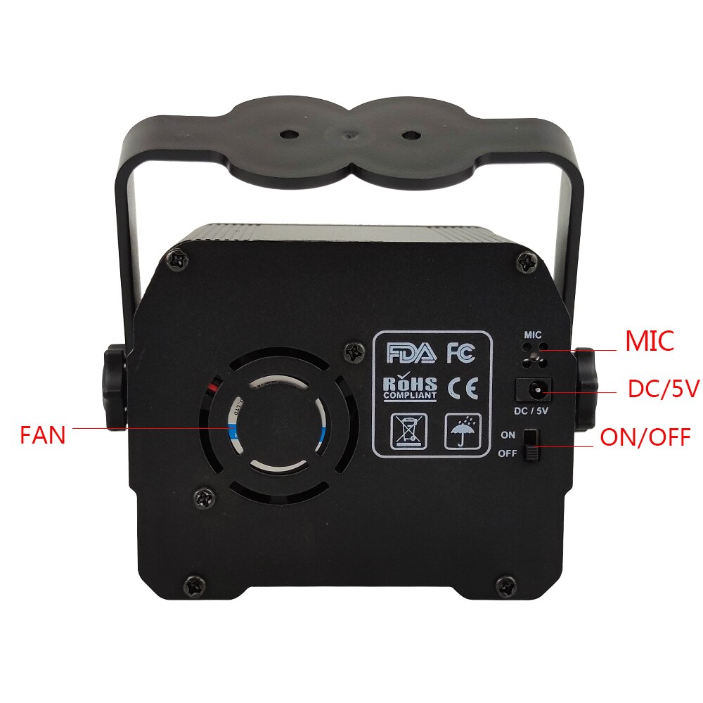 Magic Ball Laser 2in1 Effect Light Stage Party Light Christmas DJ Projection Music Rhythm Pattern Light Laser Light