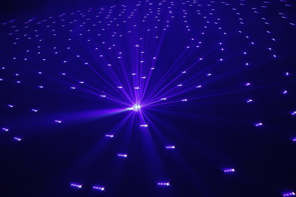 500MW Full-color Starry Sky Light Party KTV Christmas Light Voice Control Dream Laser Light Firefly Starry Party Lights Laser