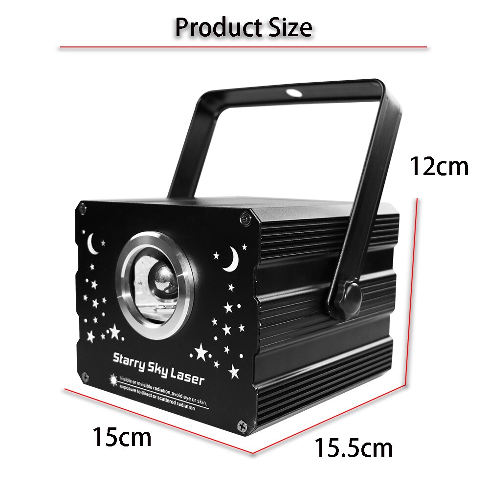 500MW Full-color Starry Sky Light Party KTV Christmas Light Voice Control Dream Laser Light Firefly Starry Party Lights Laser