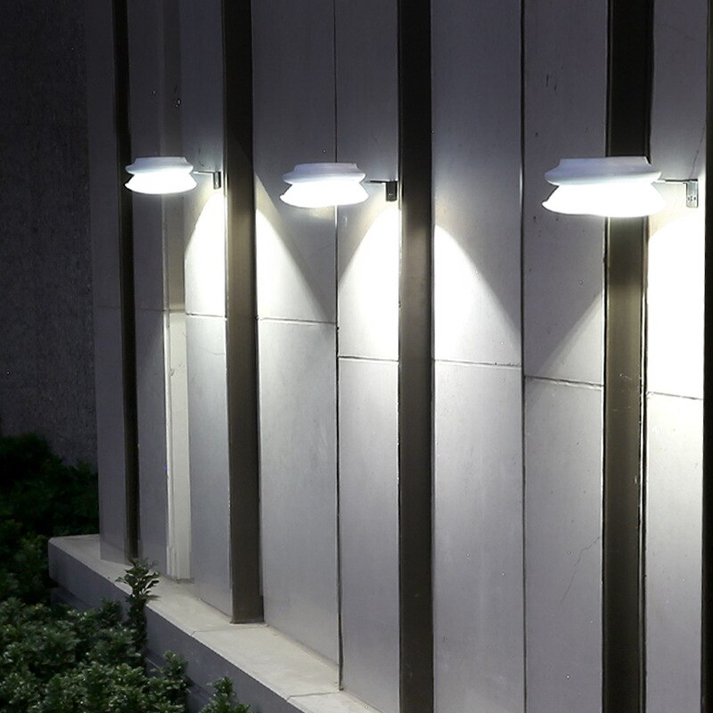 Outdoor Solar Light UFO Wall Mounted Solar Light Street Light Household Outdoor Lighting Garden Fence Bar Light LED Garden Light