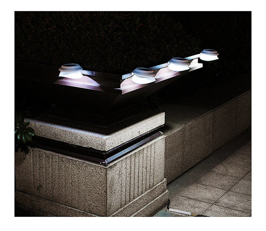 Outdoor Solar Light UFO Wall Mounted Solar Light Street Light Household Outdoor Lighting Garden Fence Bar Light LED Garden Light