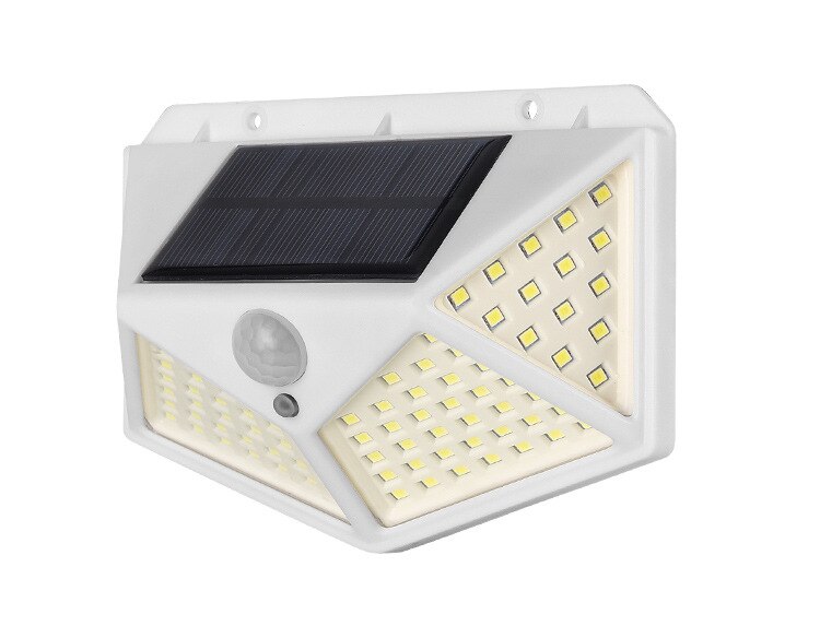 76 120 LED Solar Light Garden Lamp PIR Motion Sensor Solar Powered By Sunlight Waterproof for Outdoor Wall Street Decoration