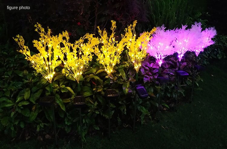 LED waterproof solar simulation flower lawn lamp outdoor landscape lamp lawn lamp home decoration flower night light