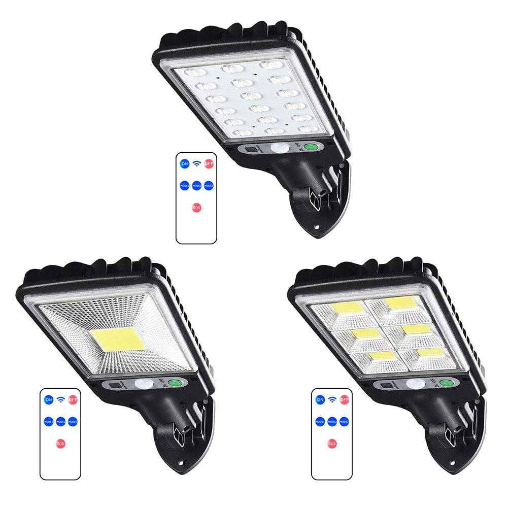 LED Solar Wall Light Outdoors Motion Sensor Remote Control Waterproof Street Solar Powered Lamp for Garden Decoration Lights