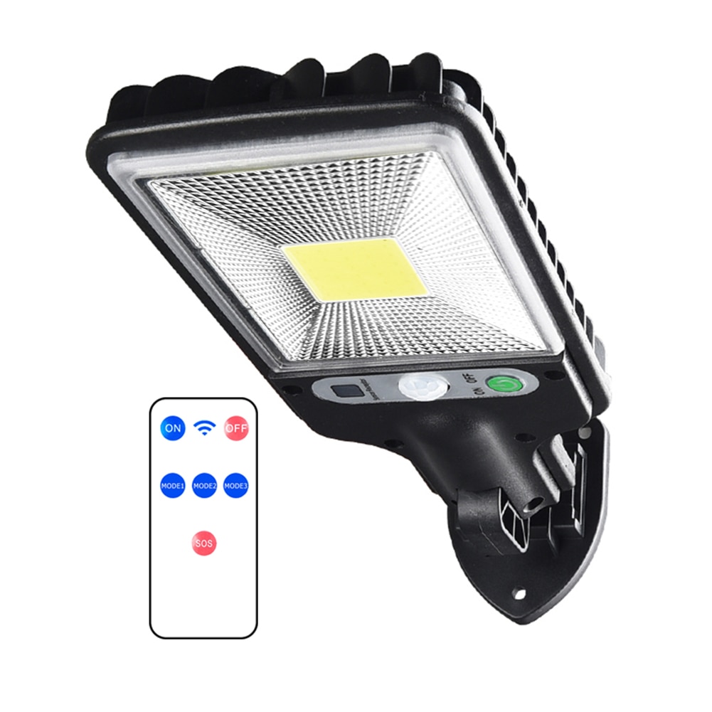 LED Solar Wall Light Outdoors Motion Sensor Remote Control Waterproof Street Solar Powered Lamp for Garden Decoration Lights