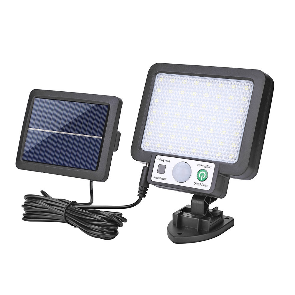 LED Solar Wall Light Outdoors Waterproof Motion Sensor Induction Street Security Split Solar Wall Lamp for Garden Decor Lighting