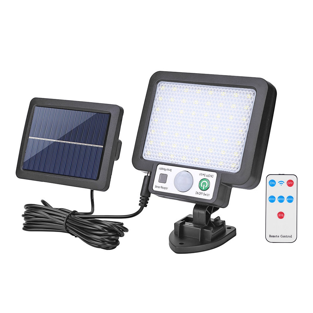 LED Solar Wall Light Outdoors Waterproof Motion Sensor Induction Street Security Split Solar Wall Lamp for Garden Decor Lighting