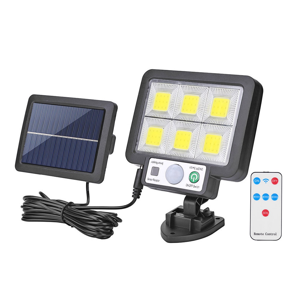 LED Solar Wall Light Outdoors Waterproof Motion Sensor Induction Street Security Split Solar Wall Lamp for Garden Decor Lighting