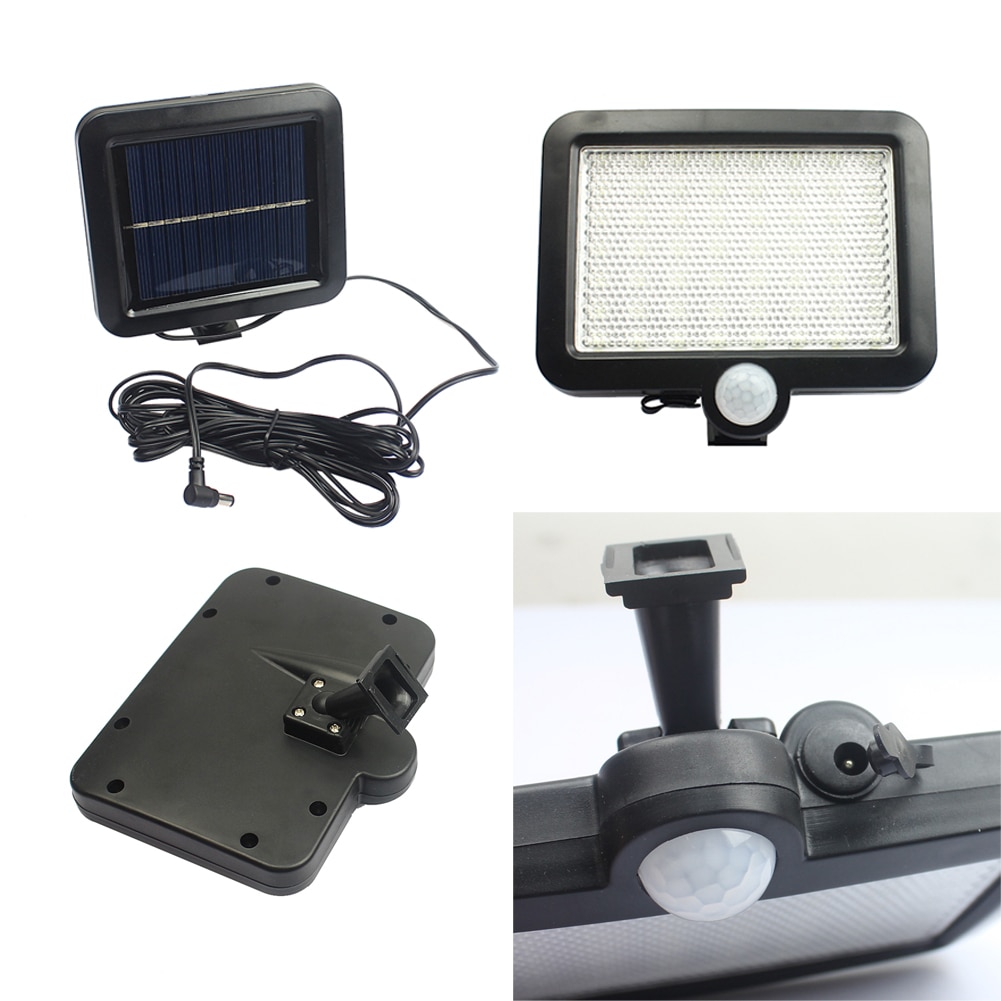 150/160 LED COB Rechargeable Solar Light Outdoors PIR Motion Sensor Lamp Waterproof Solar Street Wall Light Garden Decoration