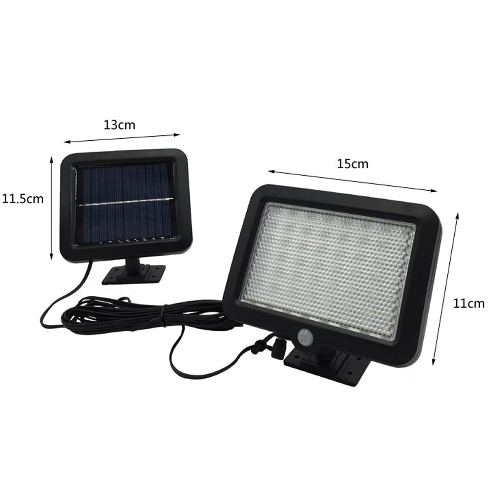 150/160 LED COB Rechargeable Solar Light Outdoors PIR Motion Sensor Lamp Waterproof Solar Street Wall Light Garden Decoration