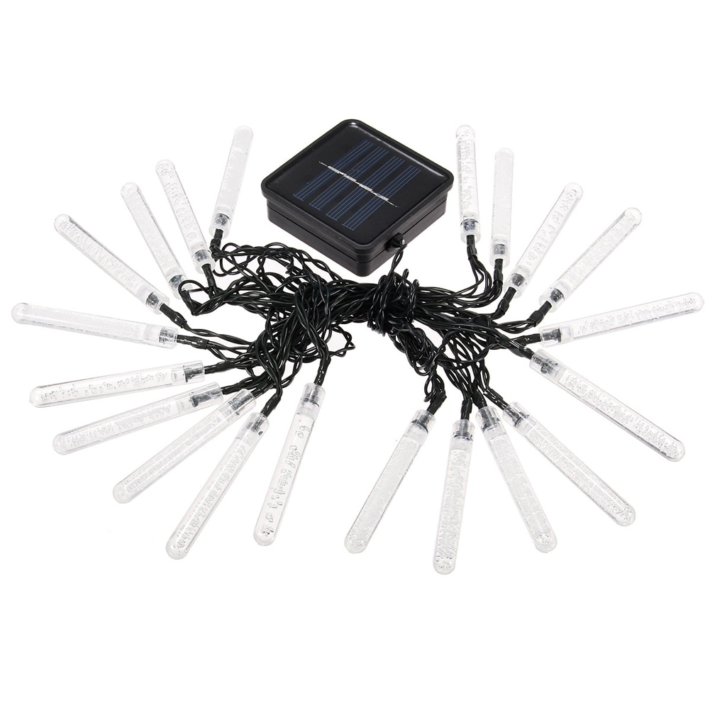 Outdoor Solar LED Lamps 3.5M 20 LED Ice Piton Lamp luces navidad Solar