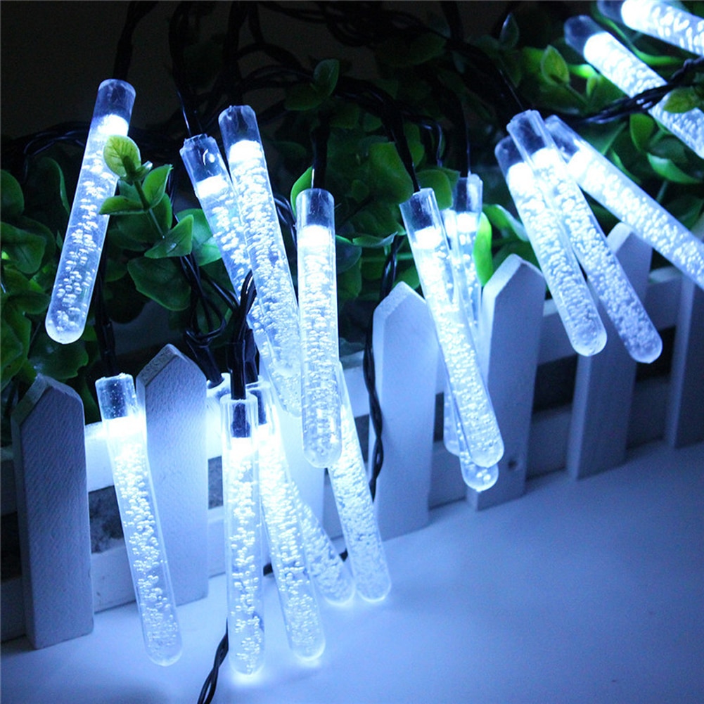 Outdoor Solar LED Lamps 3.5M 20 LED Ice Piton Lamp luces navidad Solar