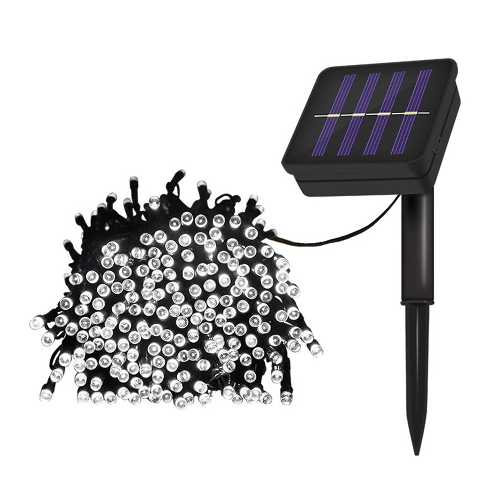 LED Solar Fairy String Garland Lights Lamp Waterproof Outdoor 8 Modes Christmas Holiday Wedding Party Garden Decoration Lights