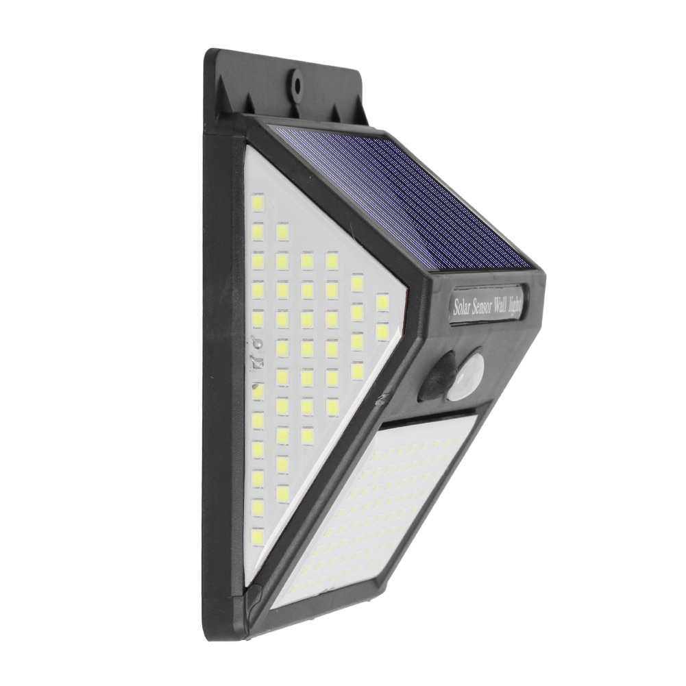 4Pcs 144LED Solar Wall Light Outdoors 3 Modes PIR Motion Sensor Waterproof Sunlight Yard Street Lights Garden Decoration Lamps