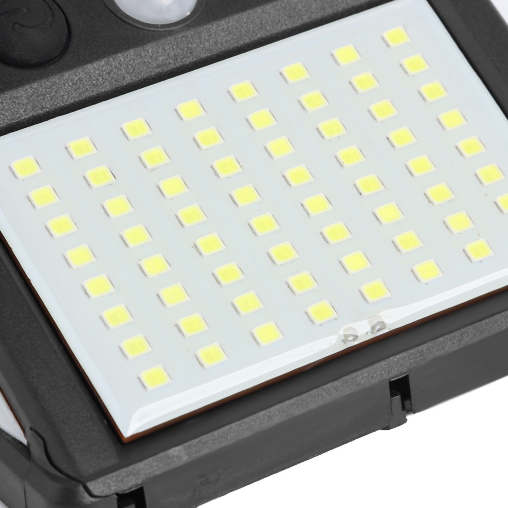 4Pcs 144LED Solar Wall Light Outdoors 3 Modes PIR Motion Sensor Waterproof Sunlight Yard Street Lights Garden Decoration Lamps
