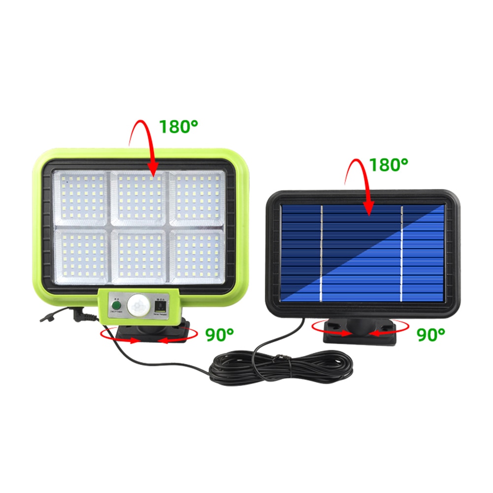 294 LED Split Solar Wall Light Outdoors Waterproof 3 Modes Patio Stair Motion Sensor Solar Lamp for Garden Decoration Lighting
