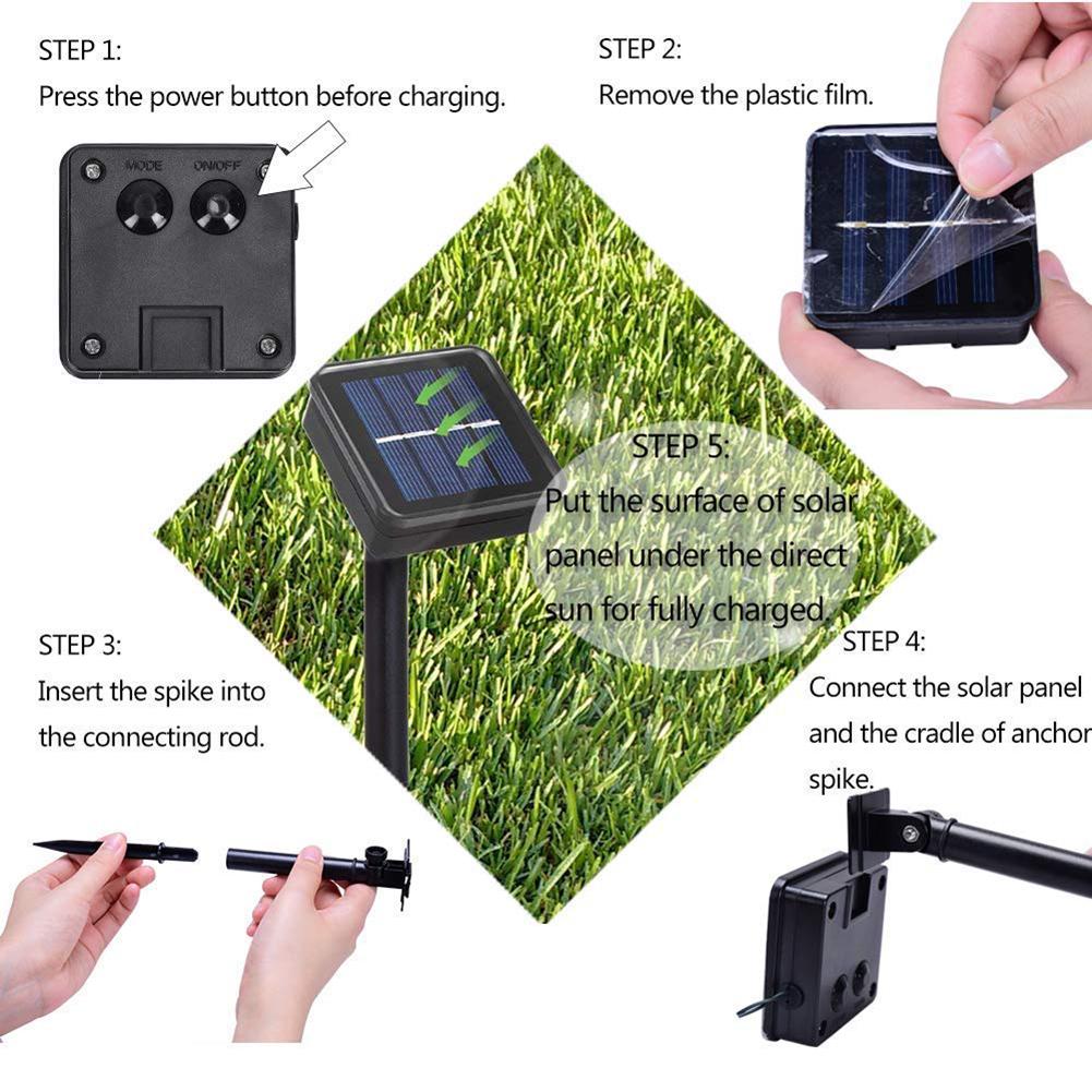 3 Modes Solar Powered Light Outdoors Security Simulation Fake Camera Solar Light Street Spotlight Garden Decoration Wall Lamp