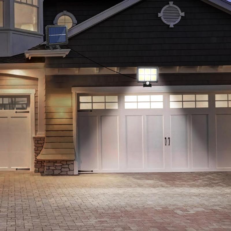 120LED Solar Light Outdoors Motion Sensor Wall Lamp Waterproof Spotlights Emergency Street Security Lamp Garden Decoration Light
