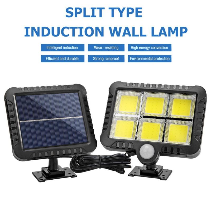 120LED Solar Light Outdoors Motion Sensor Wall Lamp Waterproof Spotlights Emergency Street Security Lamp Garden Decoration Light