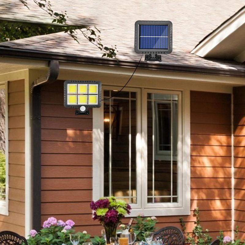 120LED Solar Light Outdoors Motion Sensor Wall Lamp Waterproof Spotlights Emergency Street Security Lamp Garden Decoration Light