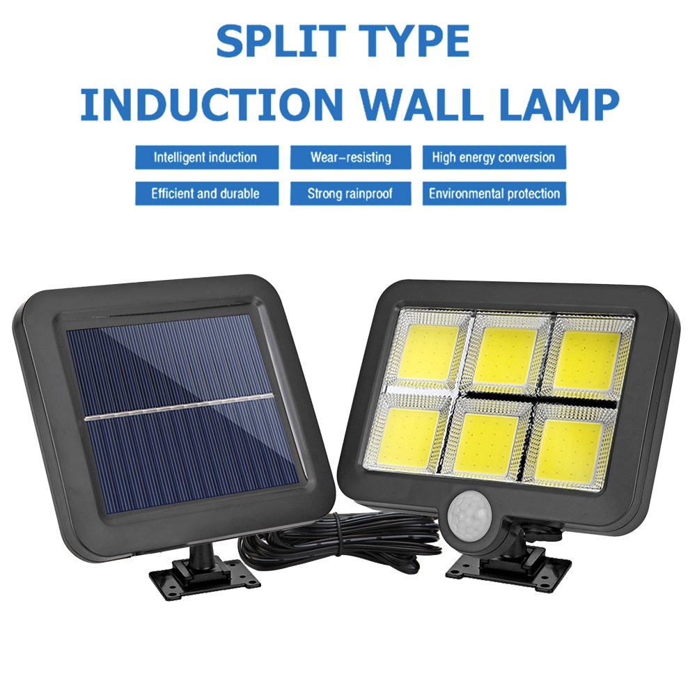 3 Mode 120LED Solar Light Outdoors IP65 Waterproof Motion Sensor Sunlight Wall Lamp Street Security Lights For Garden Decoration