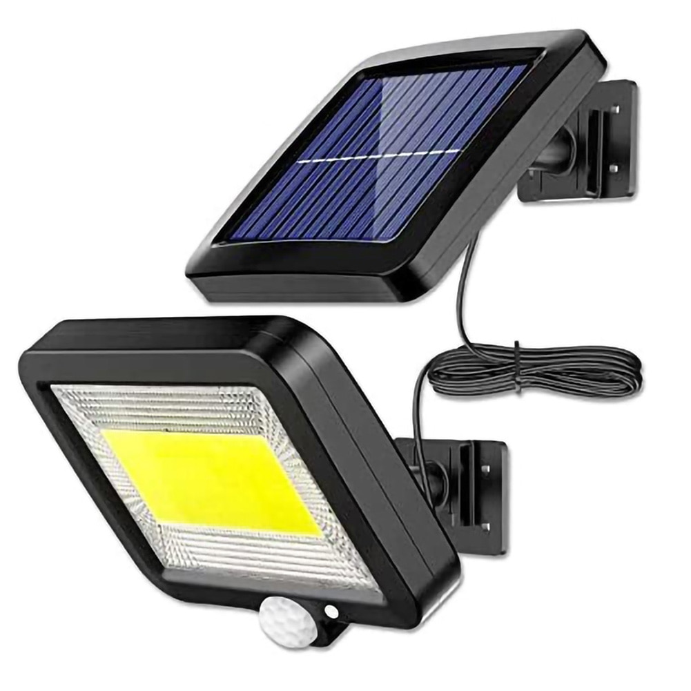 160LED Solar Powered Wall Light Outdoors Waterproof PIR Motion Sensor Lighting Courtyard Street Solar Lamp for Garden Decoration