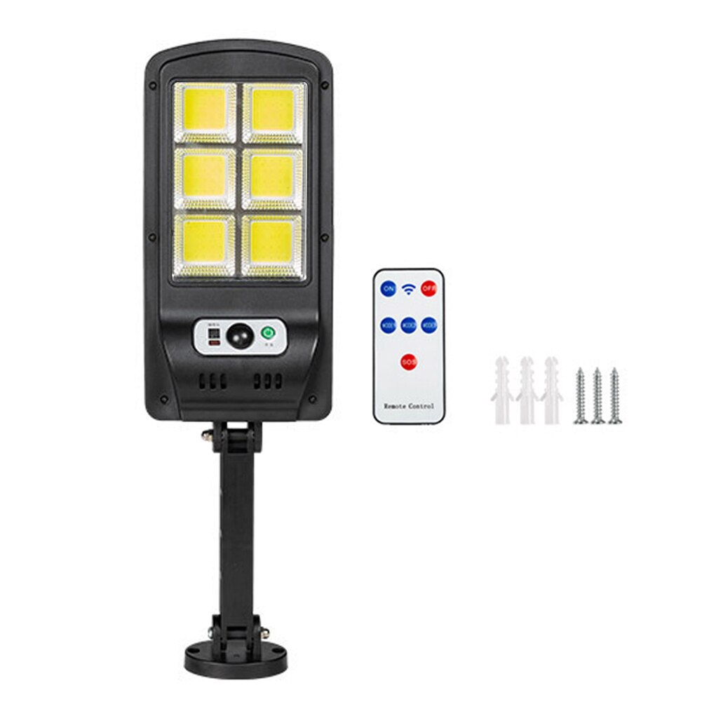 Automatic Solar Wall Light Outdoor Waterproof Solar Lamp Remote Control Motion Sensor Lamps Garden Courtyard Decoration Lighting