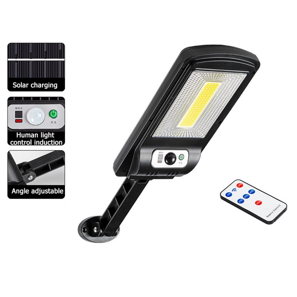 Automatic Solar Wall Light Outdoor Waterproof Solar Lamp Remote Control Motion Sensor Lamps Garden Courtyard Decoration Lighting