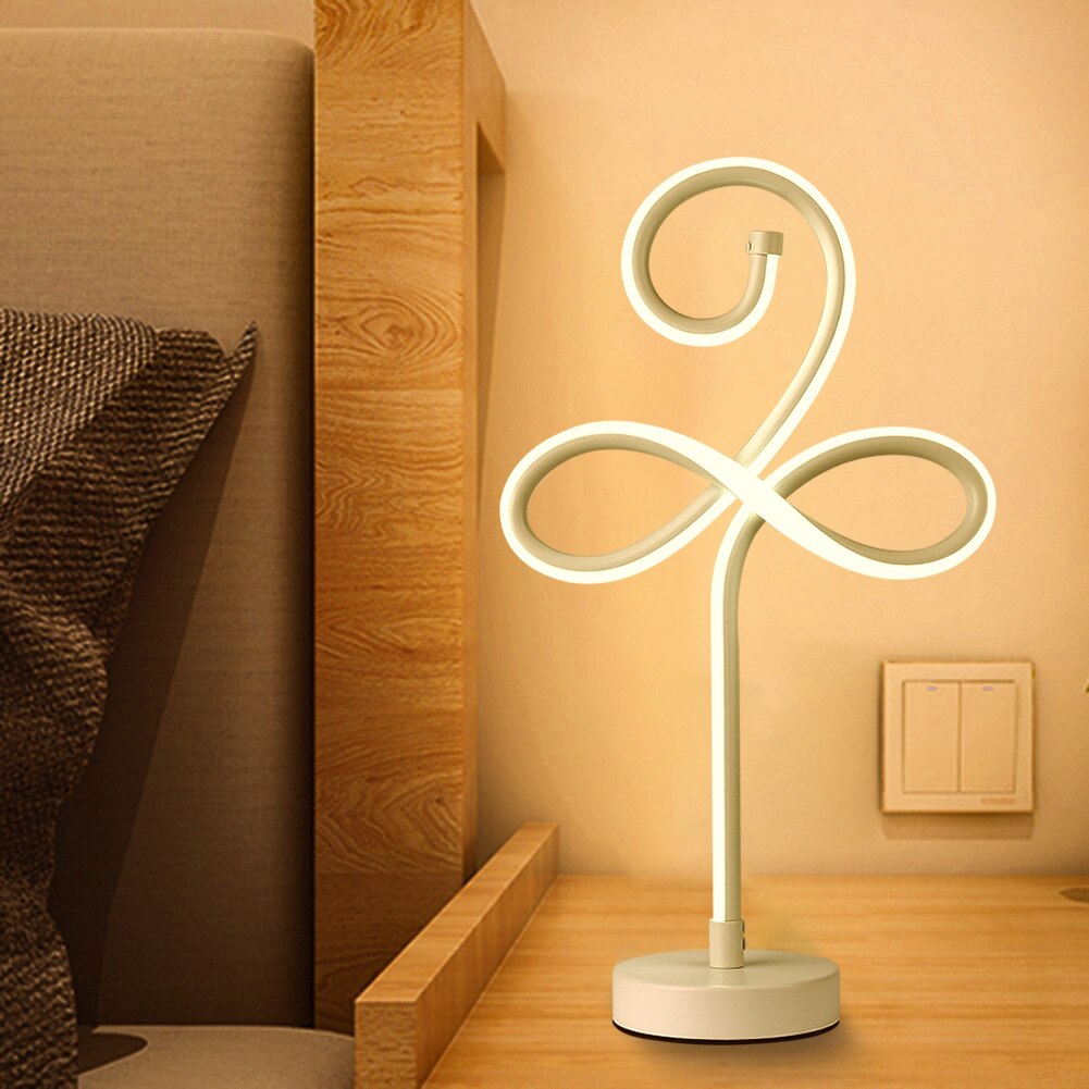 Modern Minimalist LED Table Lamp For Bedroom Bedside Acrylic Desk Lamp Reading Light Night Light Home Lighting EU Plug