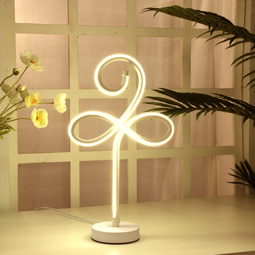 Modern Minimalist LED Table Lamp For Bedroom Bedside Acrylic Desk Lamp Reading Light Night Light Home Lighting EU Plug