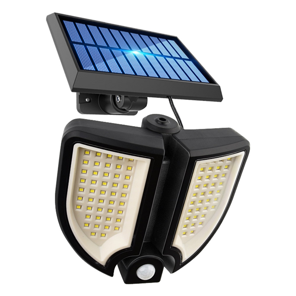 160LED Solar Light Outdoor 3Modes Human Body Induction Solar Wall Lamp Garden Decoration Yard Path Waterproof Emergency Lighting