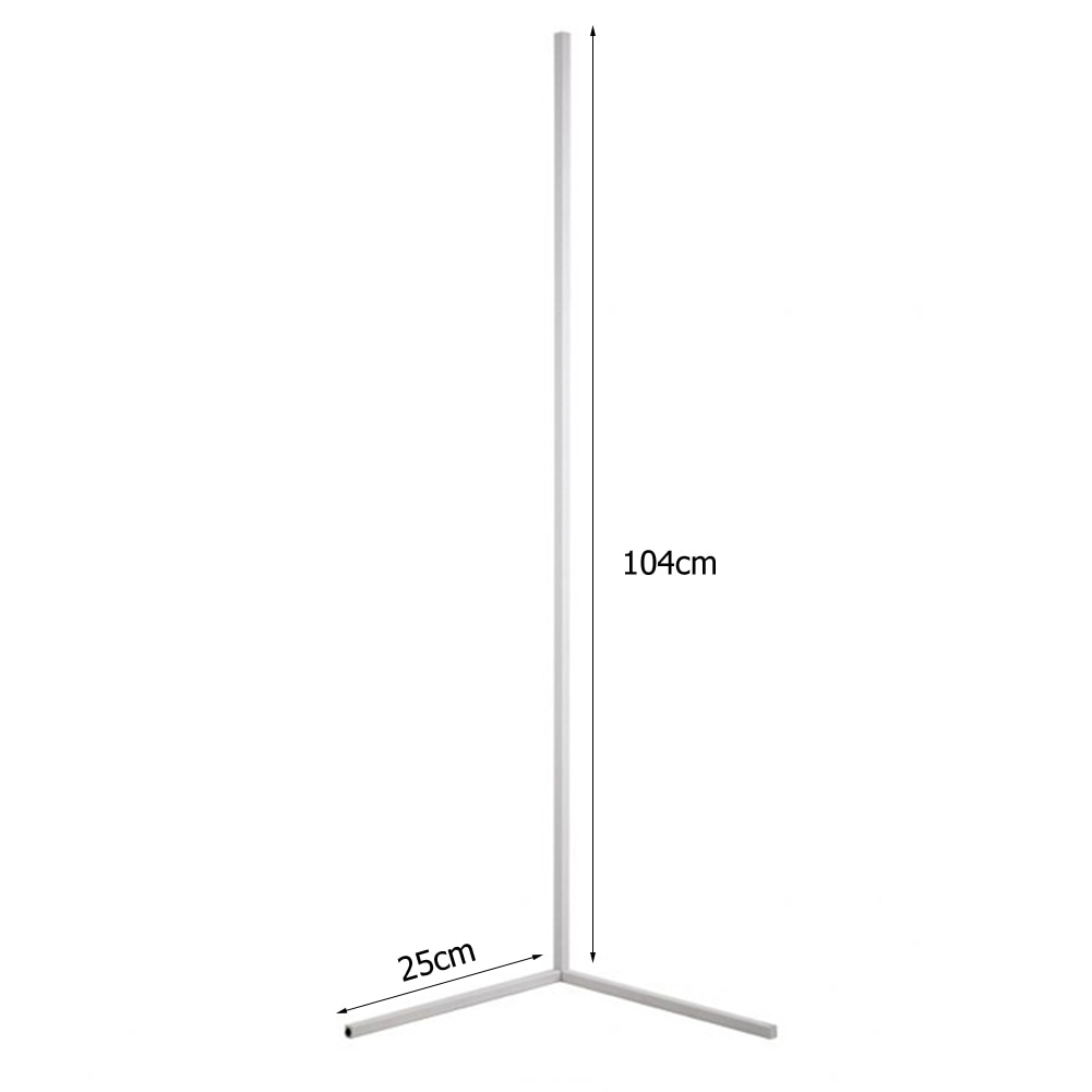 358 Modes RGB LED Corner Floor Lamp with Remote Control Colorful Atmosphere Night Light Standing Lamp for Living Room Home Decor